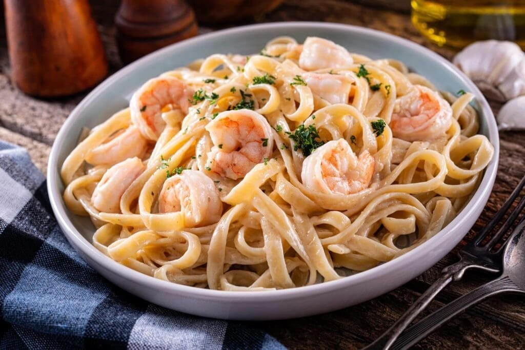 Stay Sassy - shrimp alfredo