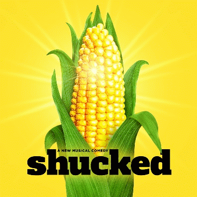 Shucked - Corn logo on yellow